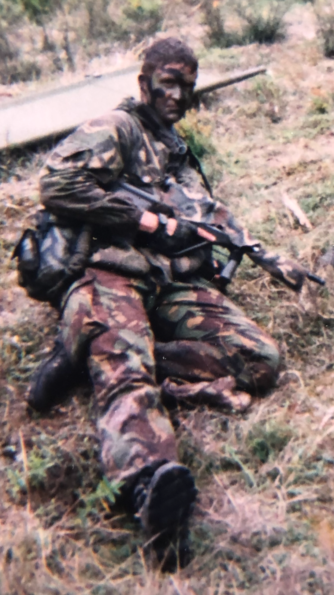 Josh Roche during field training